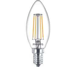 929001889702 PHILIPS CLA LEDCANDLE ND 4.3-40W E14 827 B35 CL 2700K SARI IŞIK FLAMANLI RUSTİK AMPUL 8718696808535 - 1