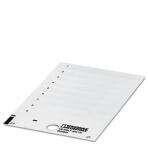 0828804 PHOENIX CONTACT US-EMLP (60X15) PLASTIK ETIKET KART BEYAZ ETIKETSIZ ETIKETLEME 4046356559102