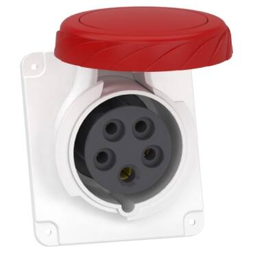 PKF16F735 SCHNEIDER ETKS CEE 5X16A EĞİK MAKİNA PRİZİ PRATİKA - 1