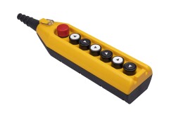 PV7E30B333 EMAS PV SERİSİ 7 GÖZLÜ TEK HIZLI 1NC ACİL STOPLU VİNÇ KUMANDA KUTUSU