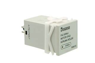 RR3MP2F EMAS RR3 SERİSİ RAY MONTAJ 230VAC 1CO 10A (REZİSTİF) FAZ SIRALI %40 ANALOG MOTOR KORUMA ELEKTRONİK RÖLE - 1