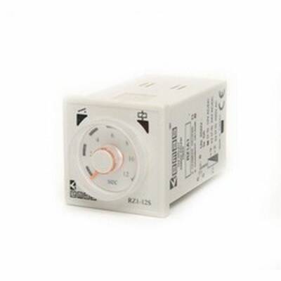 RZ1A2C60S-2 EMAS RZ1 SERİSİ 8 PİN'Lİ 24VAC/DC 1CO+1NO 5A (REZİSTİF) 0,06SN-60SN ANALOG ZAMAN ELEKTRONİK RÖLE - 1