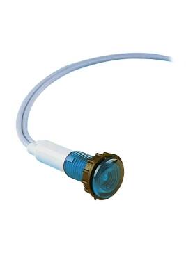 S100LM1 EMAS S SERİSİ PLASTİK LED'Lİ 12V AC/DC MAVİ 10 MM SİNYAL - 1