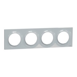 S520708B1 SCHNEIDER ETKS ODACE STYL DÖRTLÜ 71MM ÇERÇEVE KUM SARISI