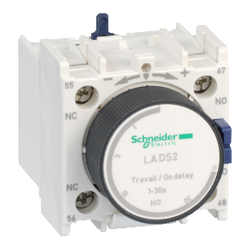 LADS2 SCHNEIDER ELECTRIC 1-30 SN LC1D-LC1F VE CAD İÇİN PNÖMATİK ZAMAN RÖLESİ YILDIZ-ÜÇGEN DEVRESİ İÇİN ÇEKME GECİKTİRMESİ YAYLI KLEMENS BAĞLANTI 3389110386103 - 1