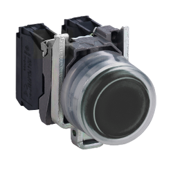 XB4BP21 SCHNEIDER ELECTRIC 22 MM 1NA PLASTİK KILIFLI YAYLI SİYAH BUTON 3389110886993 - 1