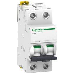 A9F74210 SCHNEIDER ELECTRIC 2X10A 6KA İC60N C TİPİ OTOMATİK SİGORTA 3606480079559 - 1