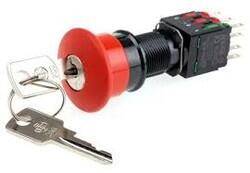 XB6AS9349B SCHNEIDER ELECTRIC 30 MM 1NA+1NK KİLİTLİ MANTAR KAFALI KIRMIZI ACİL DURDURMA BUTONU 3389110071535 - 1