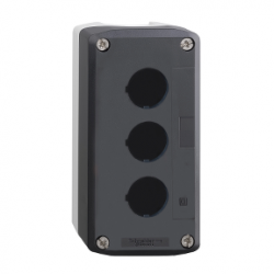 XALD03 SCHNEIDER ELECTRIC AÇIK GRİ TABANLI KOYU GRİ BOŞ MUHAFAZA KAPAĞI 3 KESİM 3389110114812 - 1