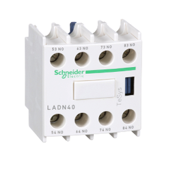 LADN40 SCHNEIDER ELECTRIC ANİ YARDIMCI KONTAK BLOĞU 4NA LC1D-LC1F VE CAD İÇİN 3389110384437 - 1