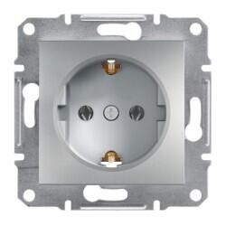 EPH2900161 SCHNEIDER ELECTRIC ASFORA ALÜMİNYUM TOPRAKLI PRİZ (ÇERÇEVESİZ) 3606480728662