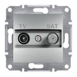 EPH3400161 SCHNEIDER ELECTRIC ASFORA ALÜMİNYUM TV-SAT PRİZİ 1DB SONLU 3606480728808 - 1