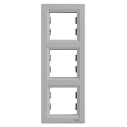 EPH5810361 SCHNEIDER ELECTRIC ASFORA ALÜMİNYUM ÜÇLÜ DİKEY ÇERÇEVE 3606480729010