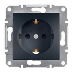 EPH2900271 SCHNEIDER ELECTRIC ASFORA ANTRASİT ÇOCUK KORUMALI TOPRAKLI PRİZ (ÇERÇEVESİZ) 3606480729546