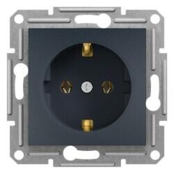 EPH2900171 SCHNEIDER ELECTRIC ASFORA ANTRASİT TOPRAKLI PRİZ (ÇERÇEVESİZ) 3606480729539