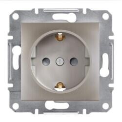 EPH2900269 SCHNEIDER ELECTRIC ASFORA BRONZ ÇOCUK KORUMALI TOPRAKLI PRİZ (ÇERÇEVESİZ) 3606480727801