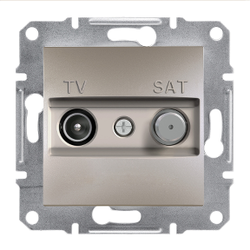 EPH3400369 SCHNEIDER ELECTRIC ASFORA BRONZ TV-SAT PRİZİ 8DB GEÇİŞLİ 3606480727924 - 1