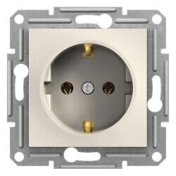 EPH2970123 SCHNEIDER ELECTRIC ASFORA KREM TOPRAKLI PRİZ (ÇERÇEVESİZ) 3606480987090