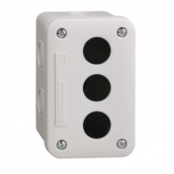 XALE3 SCHNEIDER ELECTRIC BOŞ KONTROL İSTASYONU XAL-E AÇIK GRİ 3 KESİM IP54 XB7 ÇAP 22 MM İÇİN 3389119017596 - 1