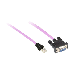 VW3M3805R030 SCHNEIDER ELECTRIC CANOPEN HAZIR MONTE KABLO CANOPEN VERİYOLU İÇİN 3 M 1 RJ45 1 DİŞİ SUB D 9 3606480060557 - 1