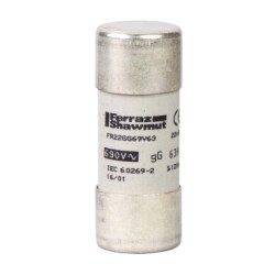 DF2FN1 SCHNEIDER ELECTRIC 00 TESYS SİGORTA BAĞLANTI KESİCİ SİGORTA KARTUŞU 22 X 58 MM GG 100 A 3389110540147