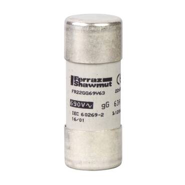 DF2FN1 SCHNEIDER ELECTRIC 00 TESYS SİGORTA BAĞLANTI KESİCİ SİGORTA KARTUŞU 22 X 58 MM GG 100 A 3389110540147 - 1