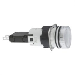 XB6AV1BB SCHNEIDER ELECTRIC ENTEGRE LED'Lİ BEYAZ EKSİKSİZ PİLOT IŞIĞI 12...24V ÇAP 16 3389110764437 - 1