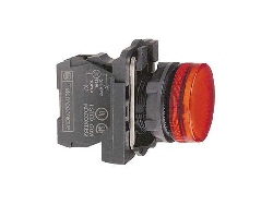 XB5AVM4 SCHNEIDER ELECTRIC ENTEGRE LED'Lİ KIRMIZI EKSİKSİZ PİLOT IŞIĞI 230...240V ÇAP 22 DÜZ LENS 3389110903867 - 1