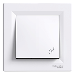 EPH0800121 SCHNEIDER ELECTRIC ASFORA BEYAZ ZİL İŞARETLİ LIGHT ANAHTAR 3606480525377
