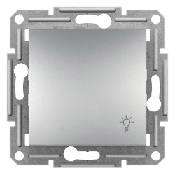EPH0900161 SCHNEIDER ELECTRIC ASFORA ALÜMİNYUM IŞIK İŞARETLİ LIGHT ANAHTAR (ÇERÇEVESİZ) 3606480525469
