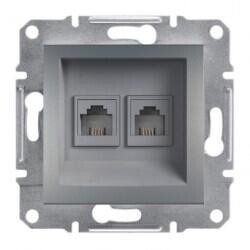 EPH4200162 SCHNEIDER ELECTRIC ASFORA PLUS 2*RJ45 CAT6 UTP DATA PRİZİ BRONZ ÇERÇEVESİZ 3606480730603