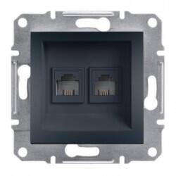 EPH4200171 SCHNEIDER ELECTRIC ASFORA RJ45 CAT5E UTP + RJ12 DATA PRİZİ KREM ÇERÇEVELİ 3606480729737 - 1