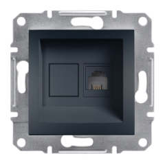 EPH4300171-02 SCHNEIDER ELECTRIC ASFORA ANTRASİT 1*RJ45E UTP KONNEKTÖRSÜZ DATA PRİZİ