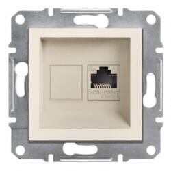 EPH4370123 SCHNEIDER ELECTRIC ASFORA PLUS RJ45 CAT6 UTP + RJ11 DATA PRİZİ ÇELİK ÇERÇEVESİZ 3606480987328