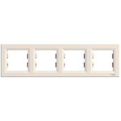 EPH5800423 SCHNEIDER ELECTRIC ASFORA KREM DÖRTLÜ YATAY ÇERÇEVE 3606480527234 - 1