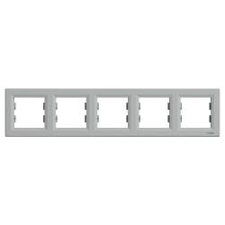 EPH5800561 SCHNEIDER ELECTRIC ASFORA ALÜMİNYUM BEŞLİ YATAY ÇERÇEVE3606480728983