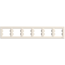 EPH5800623 SCHNEIDER ELECTRIC ASFORA KREM ALTILI YATAY ÇERÇEVE 3606480527272 - 1