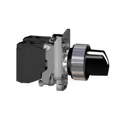 XB4BD33 SCHNEIDER ELECTRIC KALICI SİYAH MANDAL BUTON 1-0-2 3389110887099 - 1