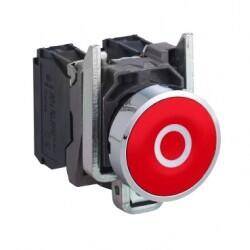 XB4BA4322 SCHNEIDER ELECTRIC KIRMIZI SIVA ALTI EKSİKSİZ BUTON Ø22 YAYLI DÖNÜŞ 1NK Ç 3389110886979 - 1