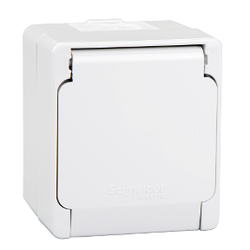 NML3100133 SCHNEIDER ELECTRIC NEMLİYER TEKLİ PRİZ YAN TOPRAKLAMA 2P + E YÜZEY GRİ 8690495032079