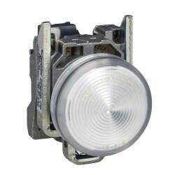 XB4BVM1 SCHNEIDER ELECTRIC SİNYAL LAMBASI BEYAZ 230V AC LEDLİ 3389110891997 - 1