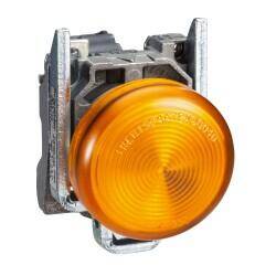 XB4BVM5 SCHNEIDER ELECTRIC SİNYAL LAMBASI SARI 230V AC LEDLİ 3389110892024 - 1