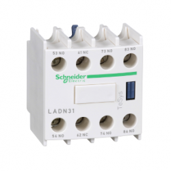 LADN31 SCHNEIDER ELECTRIC TESYS D YARDIMCI KONTAK BLOĞU 3NA + 1NK VİDA KELEPÇESİ TERMİNALLERİ 3389110384178 - 1