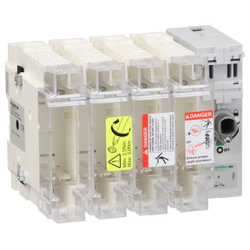 GS2J4 SCHNEIDER ELECTRIC TESYS GS ŞALTER AYIRICI BLOK 4P -100A TAM SİGORTA NF C 22X58MM 3389119410793 - 1