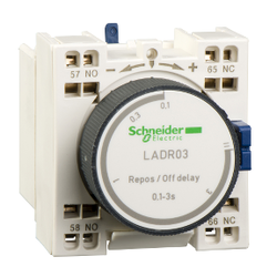 LADR43 SCHNEIDER ELECTRIC TESYS ZAMAN GECİKME YARDIMCI KONTAK BLOĞU 1NA+1NK YAYLI TERMİNALLER 3389110821895 - 1