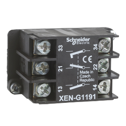 XENG1191 SCHNEIDER ELECTRIC VİNÇ KUMANDA KUTULARI İÇİN 2 KADEMELİ KONTAK BLOĞU ( NO+NK) NO 3389110 - 1