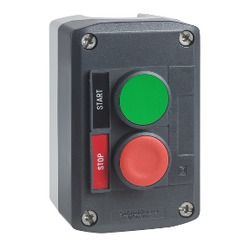 XALD211H29 SCHNEIDER ELECTRIC YAYLI START STOP BUTONU DOLU KUTU ETİKET TUTUCULU START STOP YAZILI 3389110114423 - 1