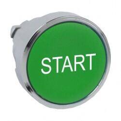 ZB4BA333 SCHNEIDER ELECTRIC YEŞİL SIVA ALTI BASMALI DÜĞME BAŞLIĞI Ø22 YAYLI DÖNÜŞ START 3389110887532 - 1