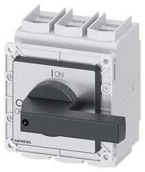 3LD2305-0TK11 SIEMENS 160A 75KW ACİL STOP ŞALTERLERİ ÖNDEN TESPİTLİ TAHRİK KOLU SİYAH 4011209768536