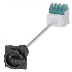 3LD2013-0TK51 SIEMENS 16A 75KW ACİL STOP ŞALTERİ DİPTEN TESPİTLİ KİLİTLEMELİ KAPI BAĞLANTILI SİYAH 4011209519183